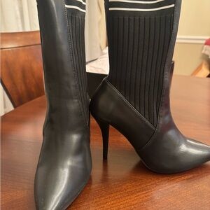 Design Lab Lord & Taylor Black Heeled Boots